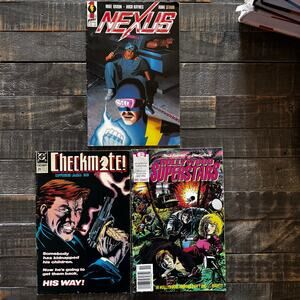 Hollywood Superstars #1 (Epic/Marvel, 1990), Checkmate #26 1990,‎ Nexus #77 1991